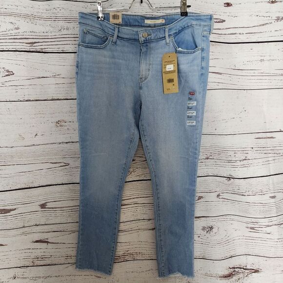 Levi's 711 Mid-Rise Skinny Jeans Size 16/33 x 30 NWT - Picture 2 of 5